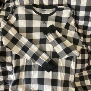 Buffalo plaid lightweight sweater